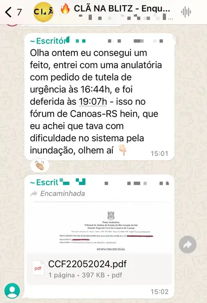 Aluna consegue tutela de urgência deferida em poucas horas